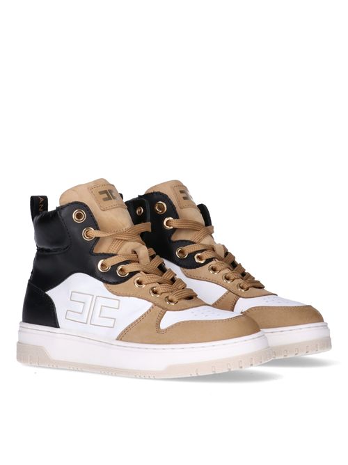 Sneakers alta logo ELISABETTA FRANCHI | E0350NERO